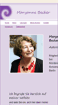 Mobile Screenshot of maryanne-becker.de